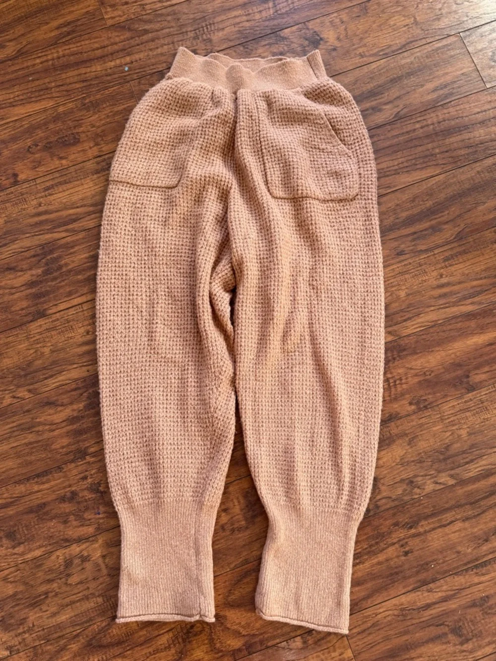 Free People Intimately C.O.Z.Y. Waffle Knit Pocket Joggers Lounge Pants | M